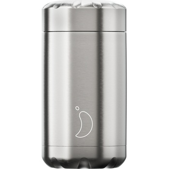 Chilly's Bottles Термос за храна 500 мл, стоманен (F500SSSTL)