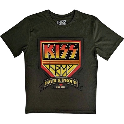 Kiss Loud & Proud Military Green L Риза (KISSTS07MMG03)