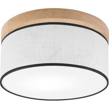 Brilagi - LED Плафон BELLADONNA 1xE27/15W/230V Ø 30 см бял/дъб (BG1362)