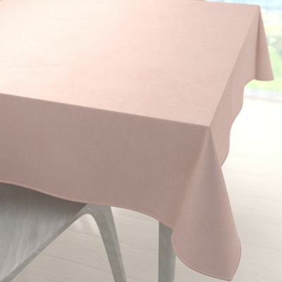 Biante Veľký zamatový štvorcový obrus Velvet Prémium SVP-043 Púdrovo ružový 240x240 cm