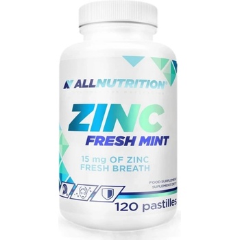 ALLNUTRITION Zinc Pastilles 15 mg [120 Подезични таблетки ] Ягода с мента