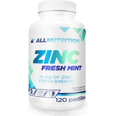 ALLNUTRITION Zinc Pastilles 15 mg [120 Подезични таблетки ] Ягода с мента