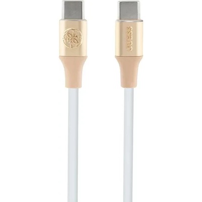 Guess GUCCLALRGDD USB-C кабел - USB-C 1, 5 м бързо зареждане светло злато Ebossed Logo (GUCCLALRGDD)