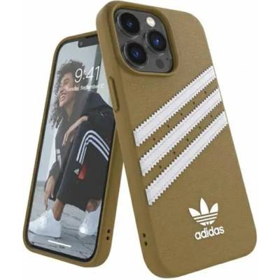 Adidas Кейс Adidas OR Moulded PU за iPhone 13 Pro Max 6.7", бежово-златист / бежово-златист, 47807 (KAT06170-0)