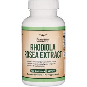 Double Wood Supplements Rhodiola Rosea Extract, 120 капсули, Double Wood