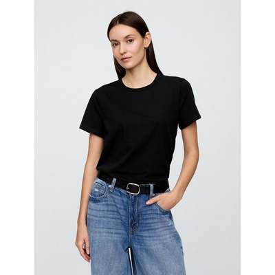 GAP Памучна тениска GAP GAP | Cheren | ЖЕНИ | XS
