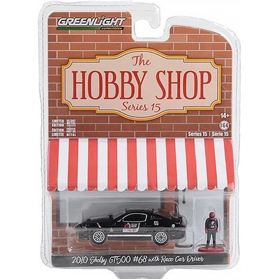 GreenLight Shelby GT500 68 2010 s figurkou závodníka 1:64