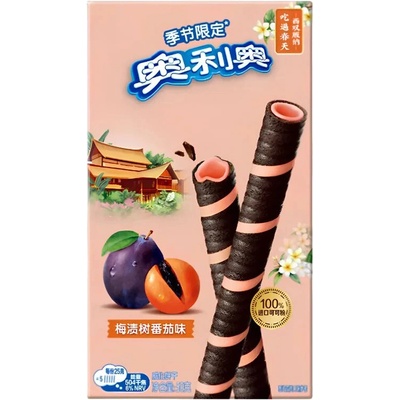 Oreo Crispy Roll tyčinky s náplní s příchutí asijské švestky 50 g