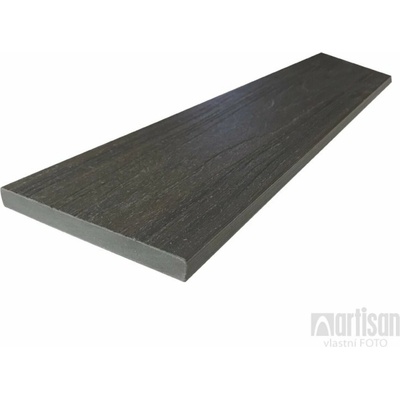 WPC dřevoplastové plotovky Dřevoplus Profi rovné 15x138x1000 - Walnut (ořech)
