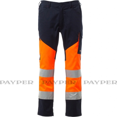 Payper pracovné nohavice WORKING Summer oranžová Fluo modrá Navy