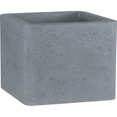Geli Kvetináč plastový Cube kvadrát 29,5 x 29,5 x 28 cm svetlý betón