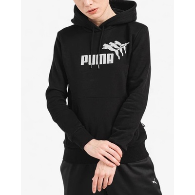 PUMA Essentials+ Metallic Spark Hoodie Black