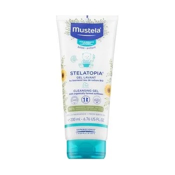 Mustela Bébé Stelatopia подхранващ почистващ гел Cleansing Gel 200 ml