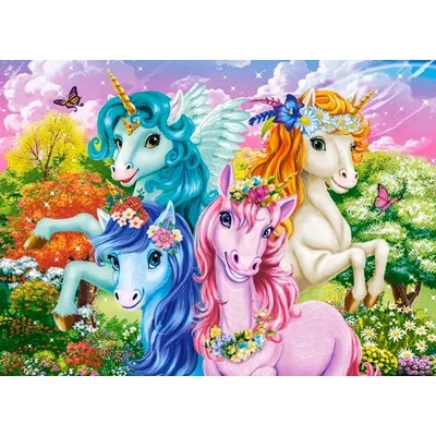 Castorland - Puzzle Cute Unicorns Selfie - 40 - 99 piese