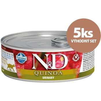 N&D CAT QUINOA Adult Urinary Duck & Cranberry 5 x 80 g