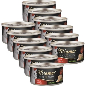 Miamor Feine Filets Naturell пиле и скариди 12 x 80 г