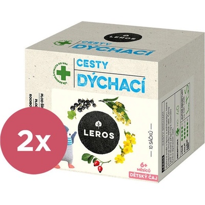 Leros cesty dýchací 10 x 2g 2 x