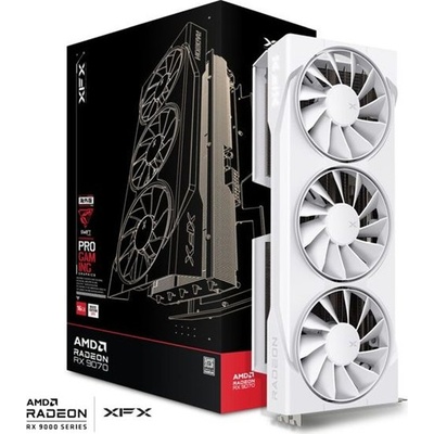 XFX Radeon RX 9070 Swift OC White Triple Fan Gaming Edition 16GB GDDR6 256bit (RX-97SWFB3W9)