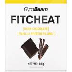 GymBeam Протеинов Шоколад Fitcheat 80 g черен шоколад с ванилия