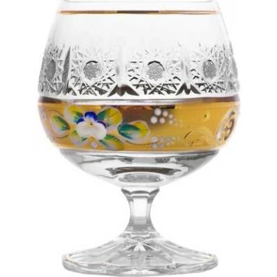 Bohemia Crystal Ručně broušené sklenice na brandy 6 x 250 ml