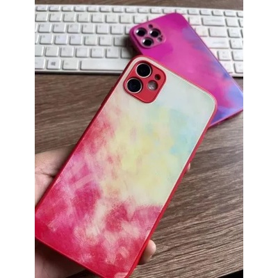 Dfans Силиконов кейс Dfans Art за iPhone - червен IPhone 11 Pro (3121192)