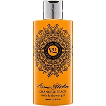 Vivian Gray Aroma Selection Orange & Peach sprchový a kúpeľový gél 400 ml