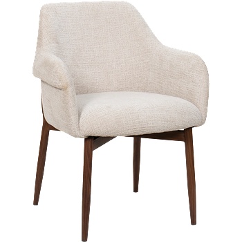 Carmen Трапезен стол bolo - бежов 6 wal (b3532169)