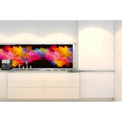 DIMEX ART Фототапет за кухня - експлозия от цветен прах 180 x 60 см