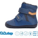 D.D.Step W073-52306B dětské zimní barefoot boty (modré) modrá