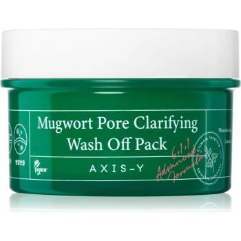 AXIS-Y 6+1+1 Advanced Formula Mugwort Pore Clarifying Wash Off Pack дълбоко почистваща маска с успокояващ ефект 100ml