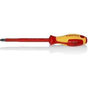 KNIPEX Отвертка PH 3, VDE 1000V жълто-червена ръкохватка 270мм, Knipex (K982403) - xmall