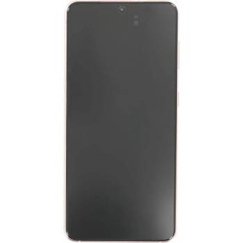 Samsung Стъкло и LCD екран за Samsung Galaxy S21 5G / SM-G991, оригинален, розово (17785)