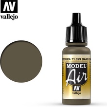 Vallejo Model Air: Dark Earth 17ml airbrush barva na modely