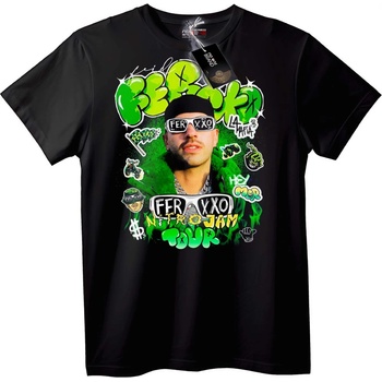 NOONEBRAND Тениска Ferxxo Nitro Jam Турне - M, White