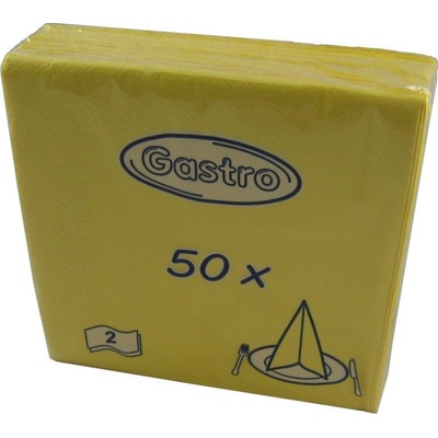 WIMEX servítky 2V žlté 33x33 50ks