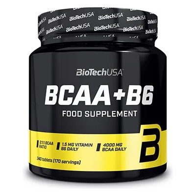 BioTechUSA Аминокиселина biotech usa bcaa + b6, 340 табл