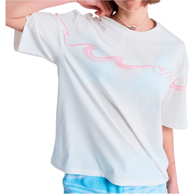 Roxy Дамска тениска Roxy Women's Hangloose Placed T-shirt - Coconut Milk - размер XS (916-6304-0111)