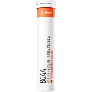 GymBeam Ефервесцентни BCAA 20 табл ягода