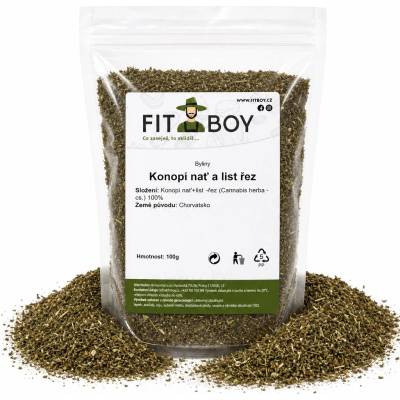 FITBOY Konope vňať list rez 100 g