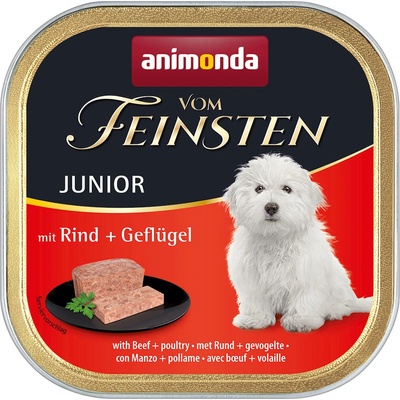 Animonda Vom Feinsten Junior Dog hovädzie a hydina 6 x 150 g