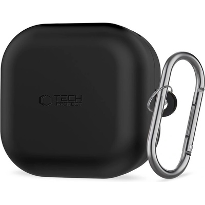 Tech-Protect Силиконов калъф за слушалки Samsung Galaxy Buds 4 / 4 Pro от Tech-Protect Silicone Hook - Black (5906302392865)