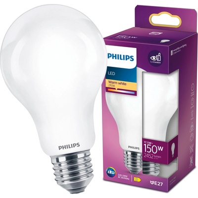 Philips 8718699764579 LED žárovka 1x17,5W E27 2452lm 2700K teplá bílá, matná bílá, EyeComfort