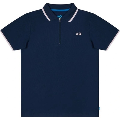 Australian Open Half-Zip AO Logo Modrý