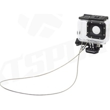 ROLLIN jistící lanko pro kamery GoPro se šroubem - stříbrný GO_4622