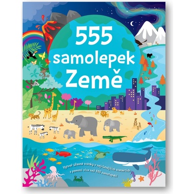 555 samolepek Země