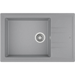 Teka Гранитна мивка, обръщаема, за шкаф 60 см Stone 60 S-TG СИВ МЕТАЛИК (М.1023.СМ) - bay Мивка за вграждане