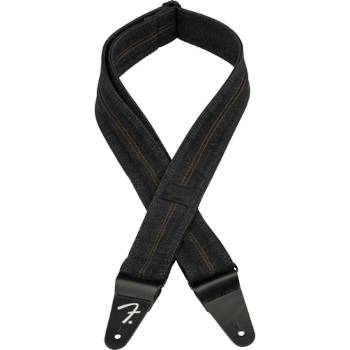 Image 1 of Fender Wrangler® Riveted Denim Strap Black St