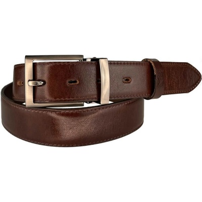 Penny Belts kožený opasek 35-020-1-40 tmavě hnědý