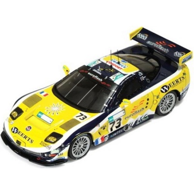 IXO MODELS 1: 43 CORVETTE C5-R LE MANS 2007 no73 ANDRE / BLANCHEMAIN / VOSSE