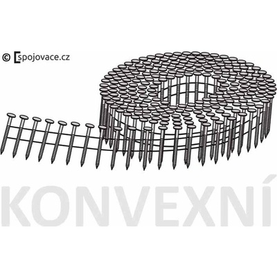 Bostitch Konvexní nerezové hřebíky typ FAC ve svitku (2,5), délka 64 mm